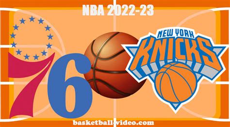 Philadelphia 76ers vs New York Knicks Dec 25, 2022 Game .